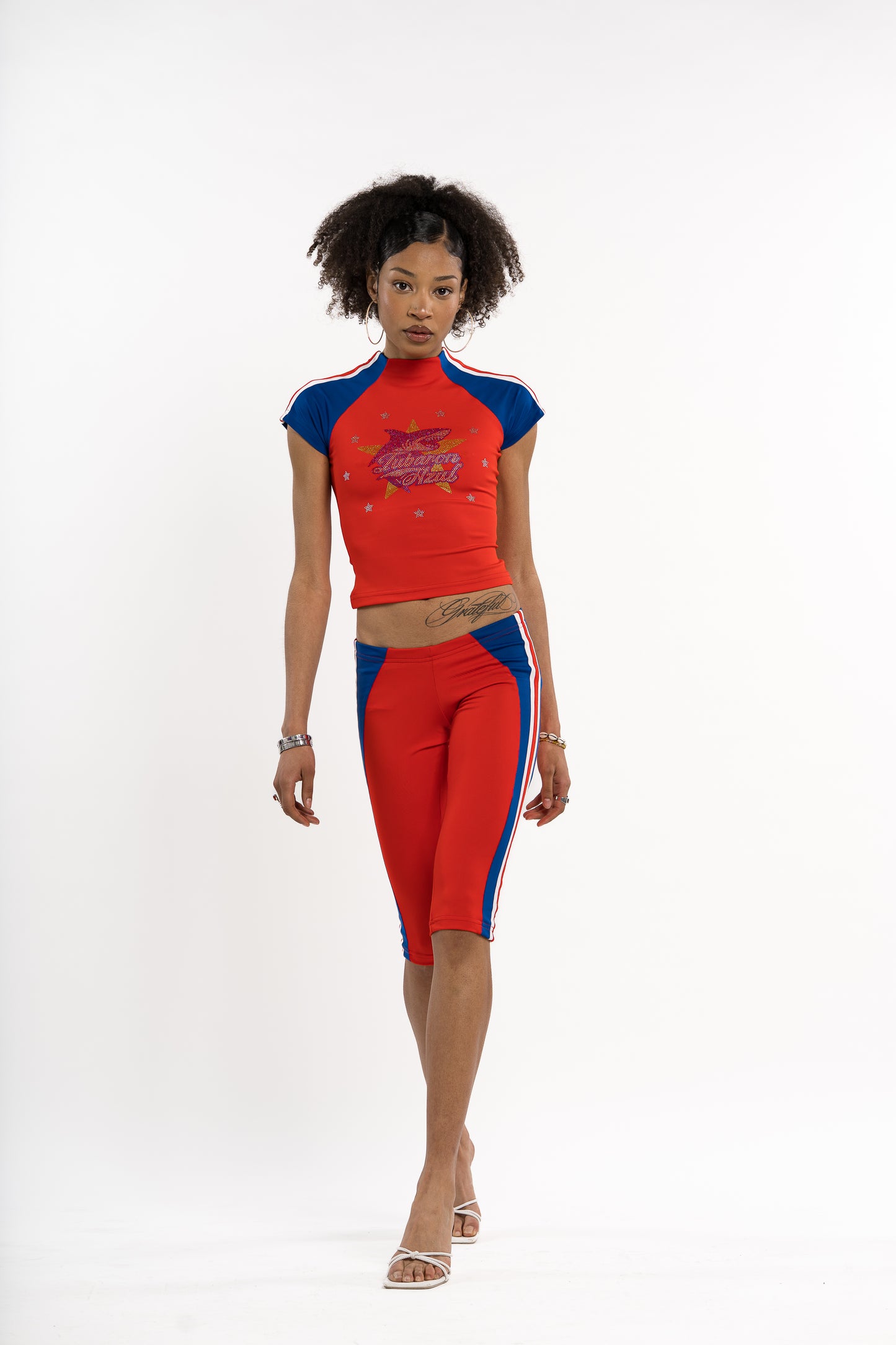 Cabo Verde game day outfit – Top & Capri