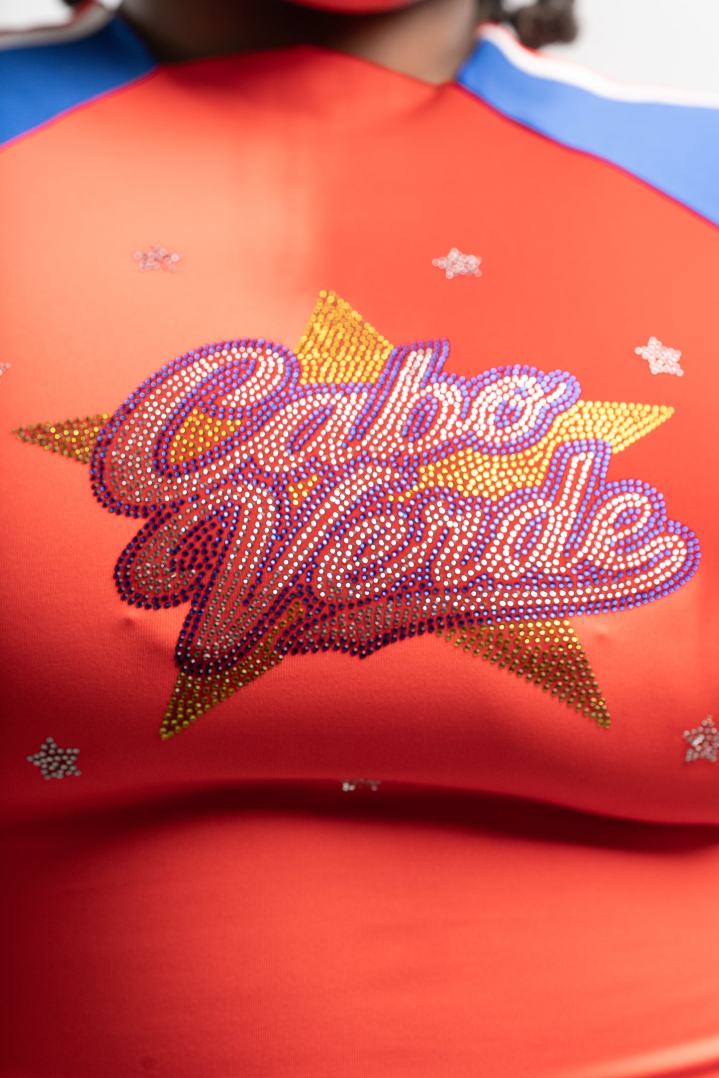 Cabo Verde game day outfit – Rhinestone top