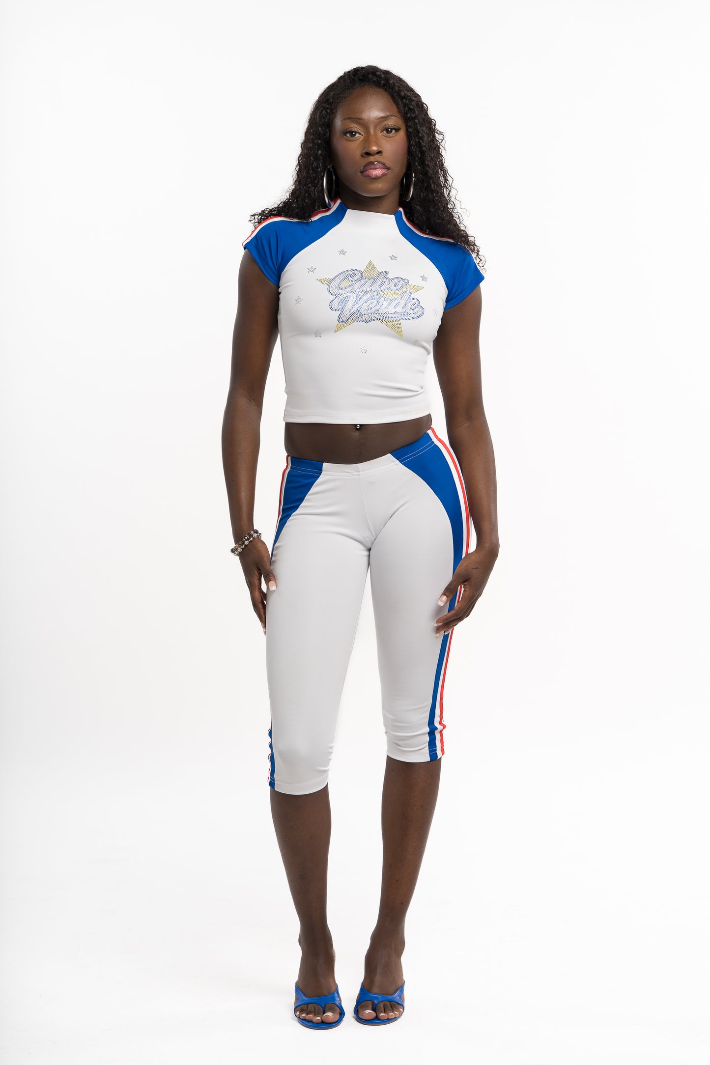 Cabo Verde game day outfit – Top & Capri