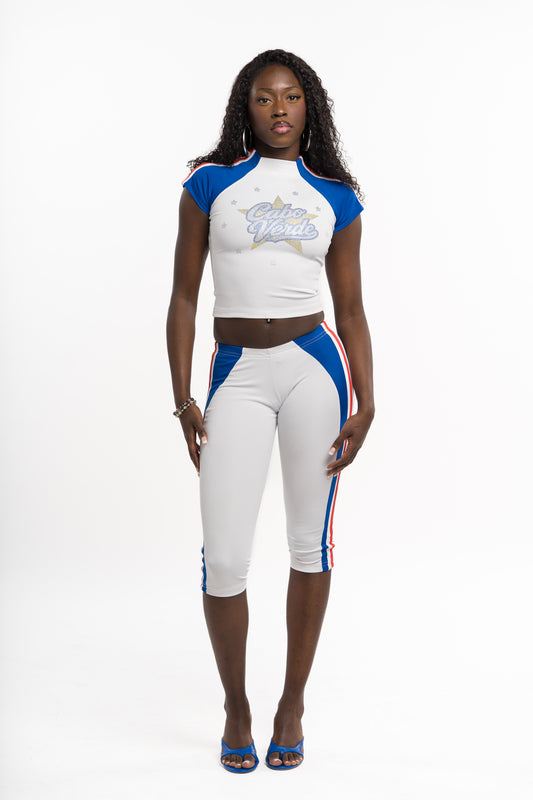 Cabo Verde game day outfit – Top & Capri